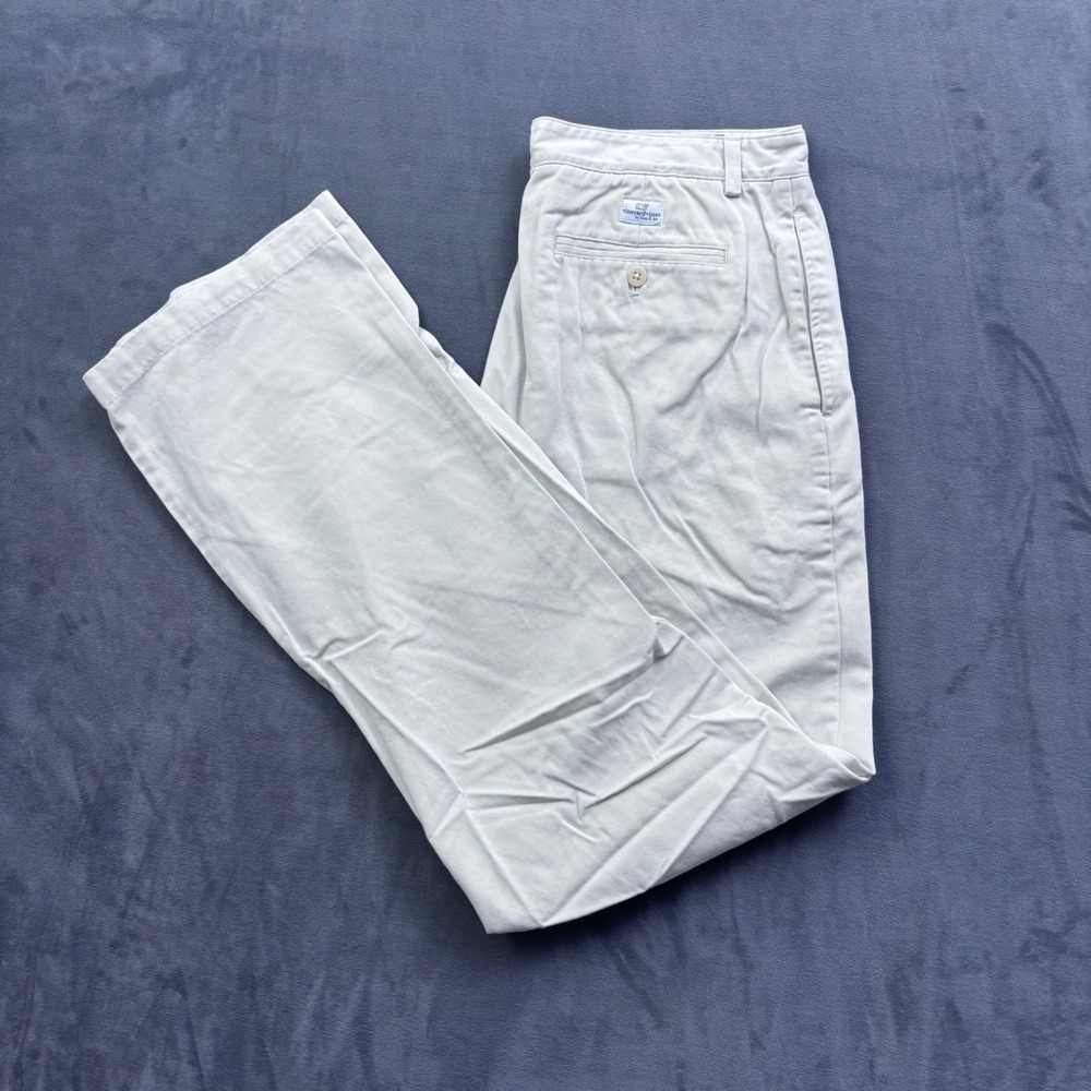 Vineyard Vines Mens 34x34 Breaker Pants Stone Khaki Cotton Twill Chinos Straight